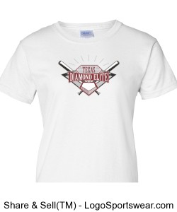 Texas Diamond Elite Softball Tshirt Design Zoom